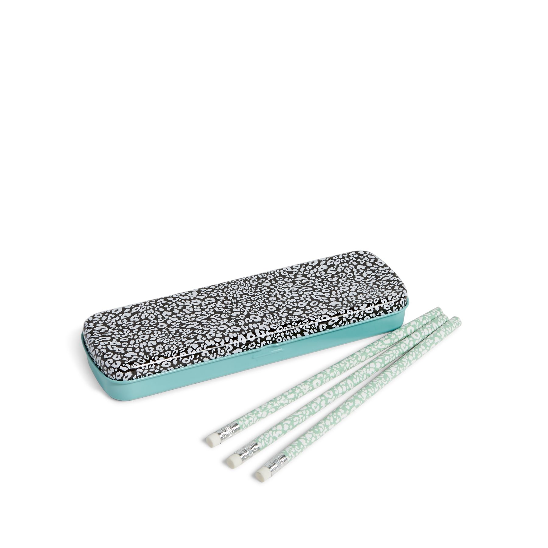 Vera Bradley Pencil Set with Tin in Camocat