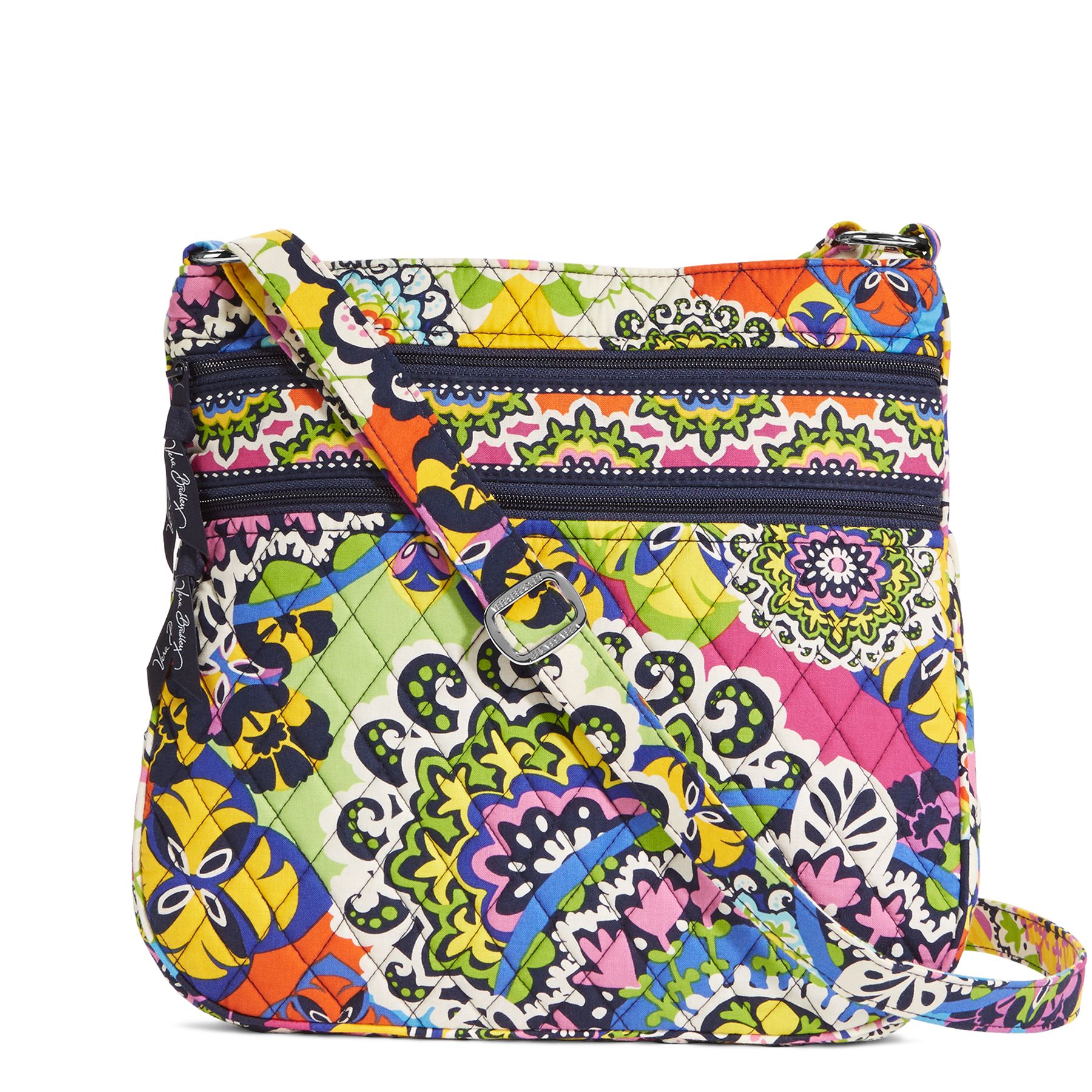 Triple Zipper Crossbody Bag Pattern Paul Smith