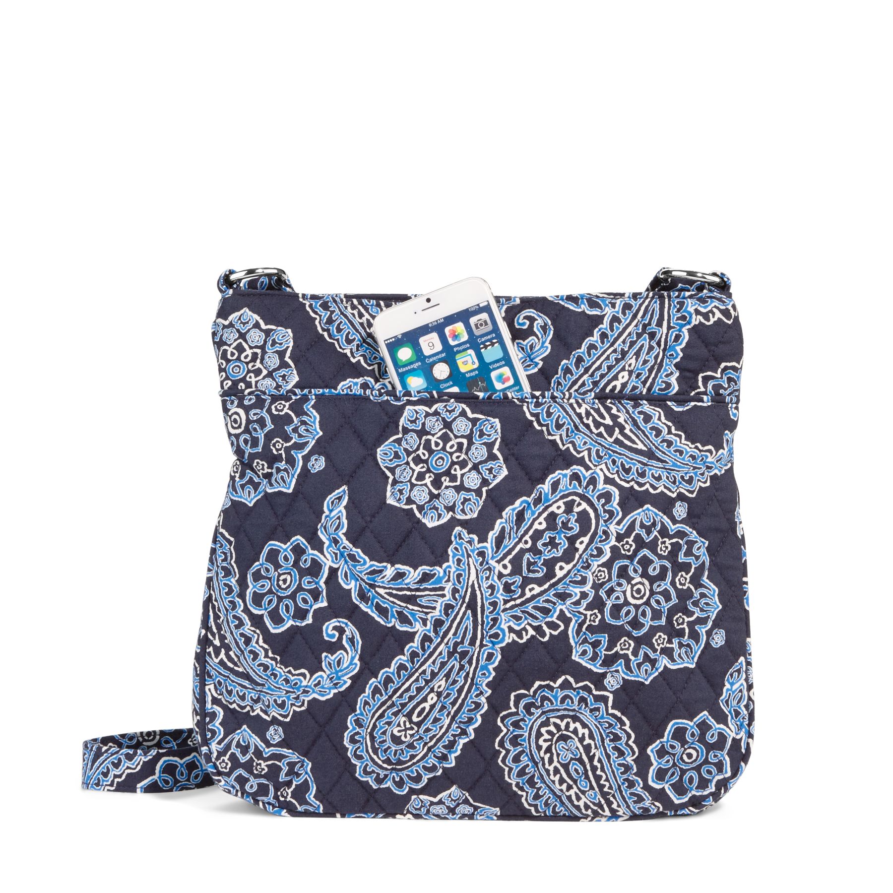 Vera Bradley Triple Zip Hipster Crossbody Bag eBay