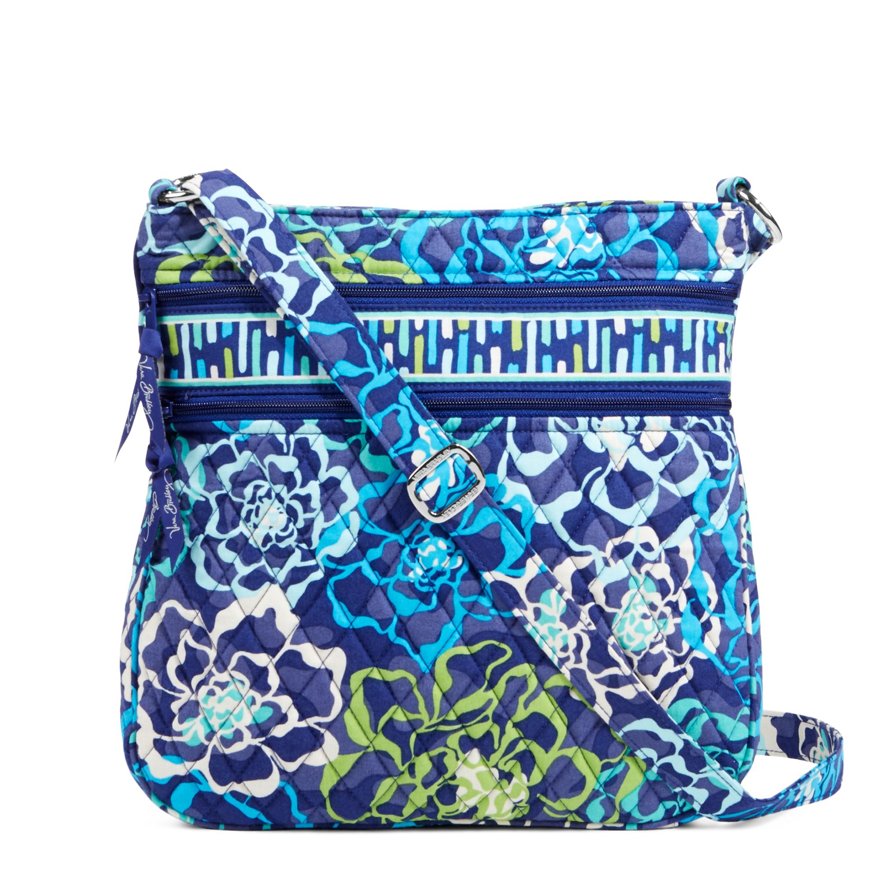 Vera Bradley Triple Zip Hipster Crossbody Bag | eBay