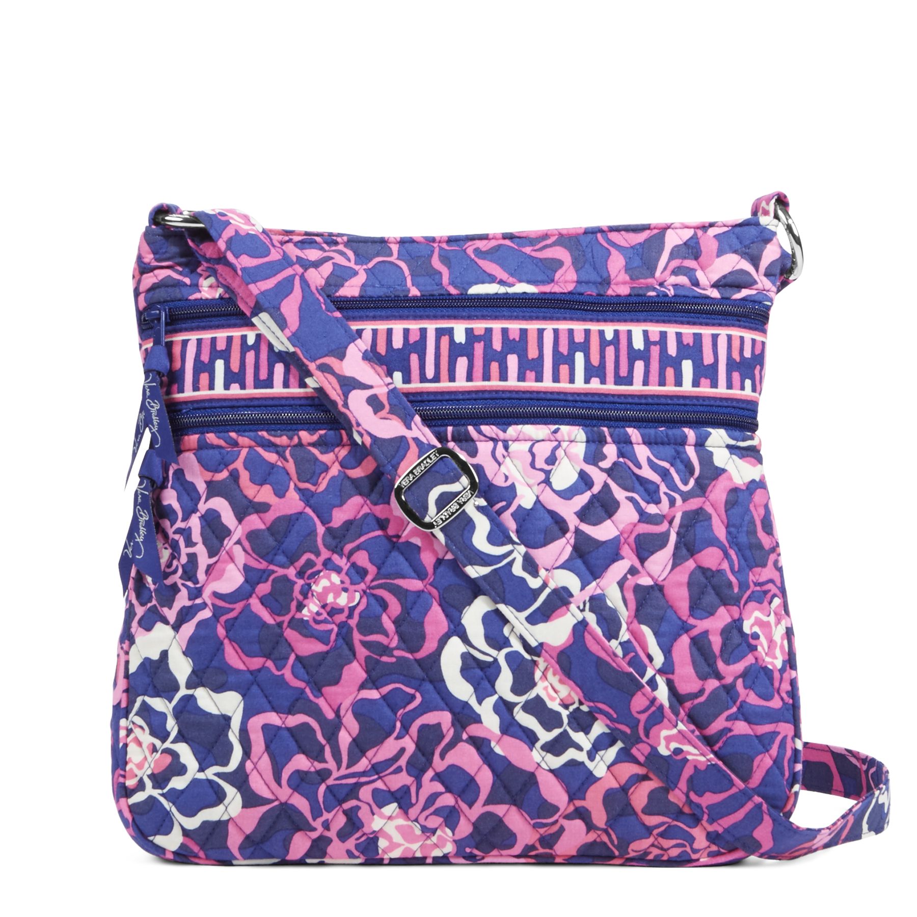 triple zip crossbody vera bradley