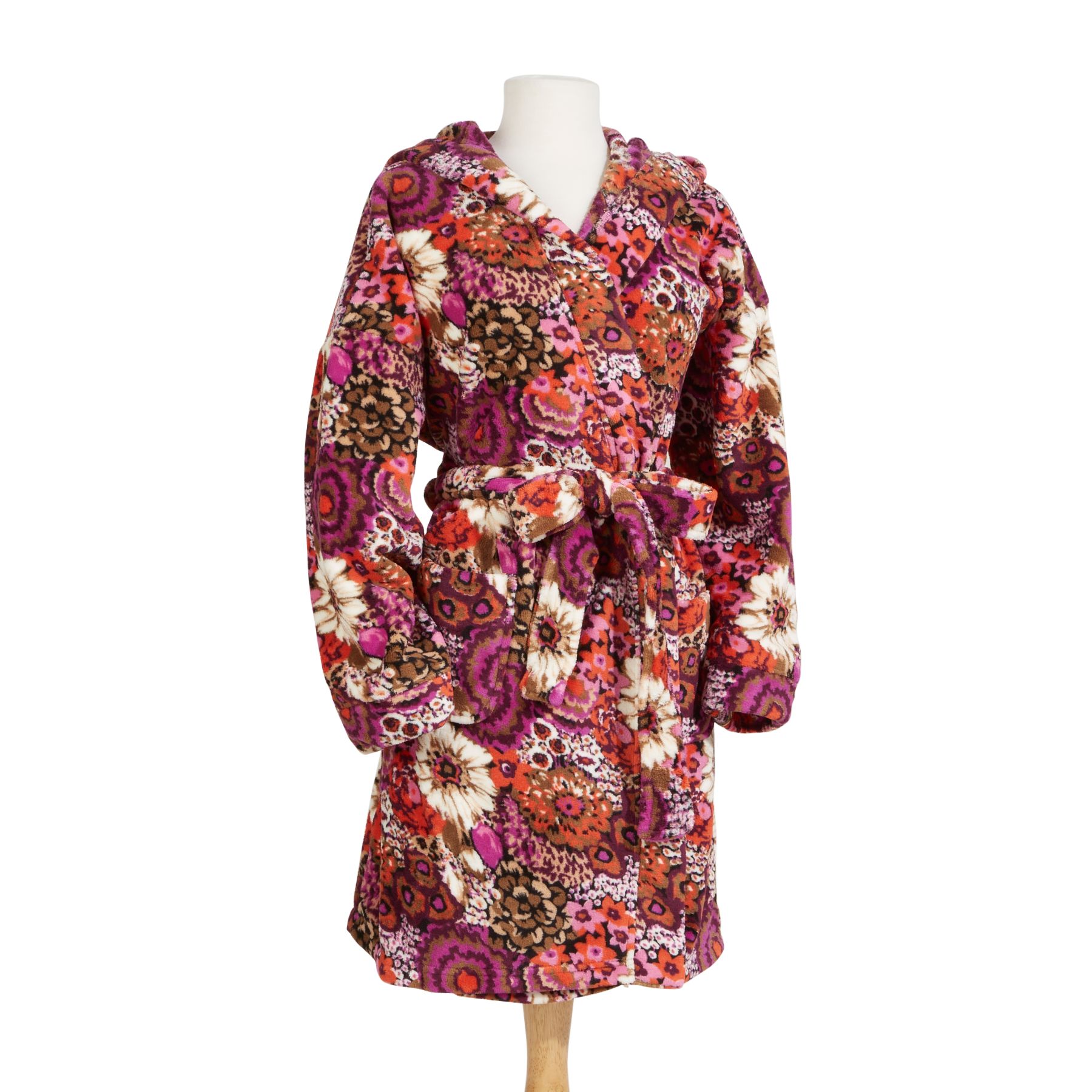 Vera Bradley Hooded Fleece Robe eBay