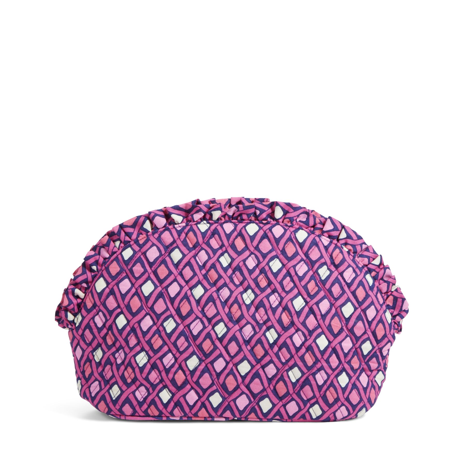 vera bradley round cosmetic bag