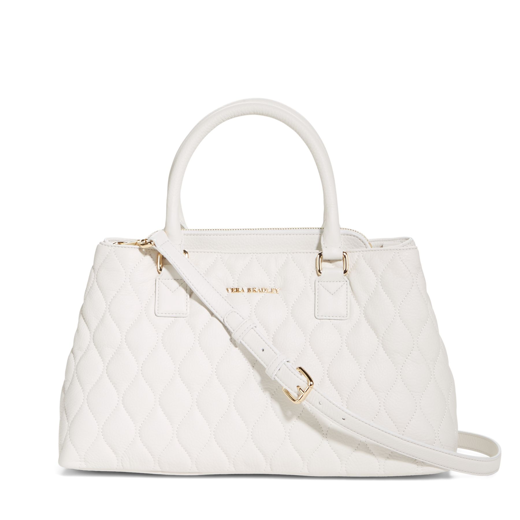 vera bradley quilted emma satchel