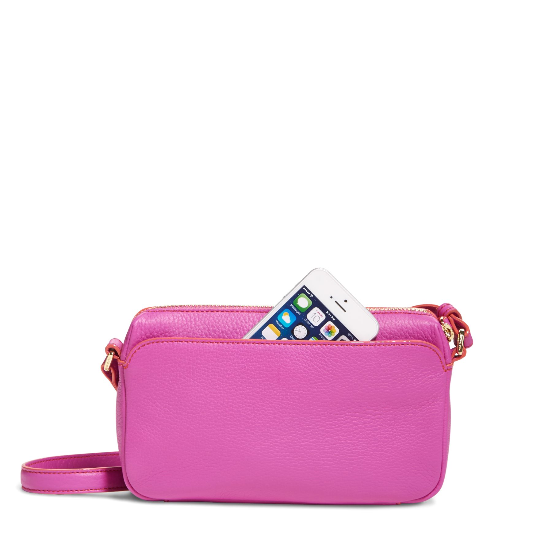 Vera Bradley Leather Sydney Crossbody Bag