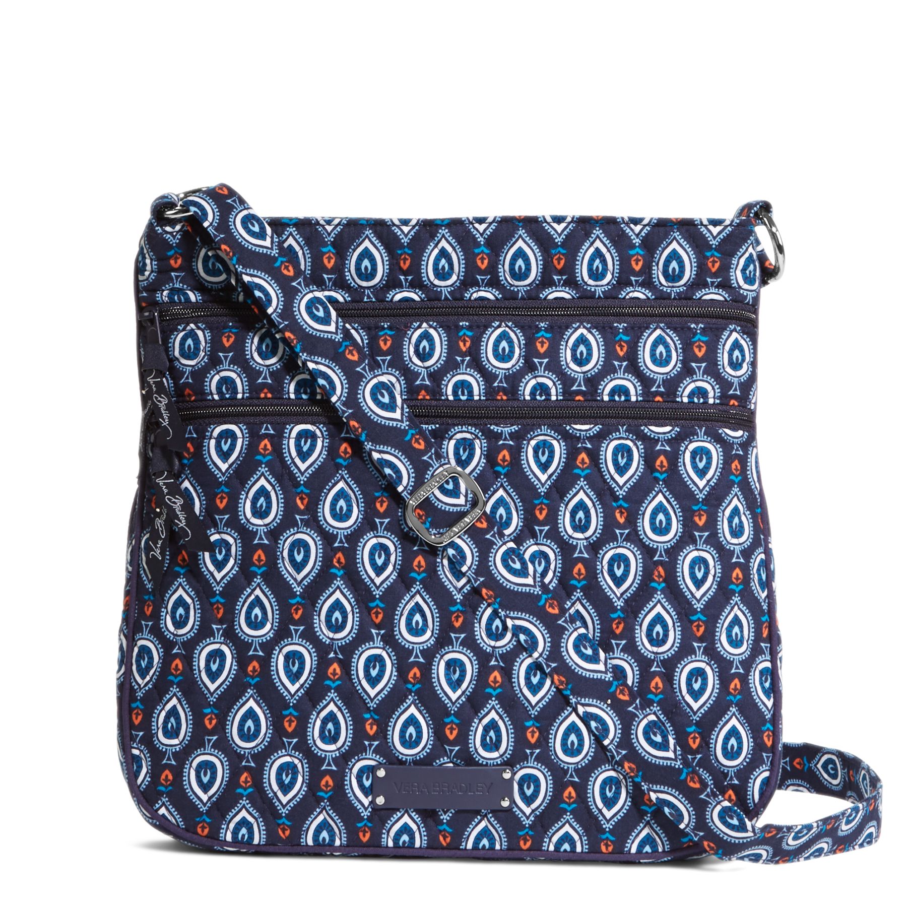 Vera Bradley Triple Zip Hipster Crossbody Bag eBay