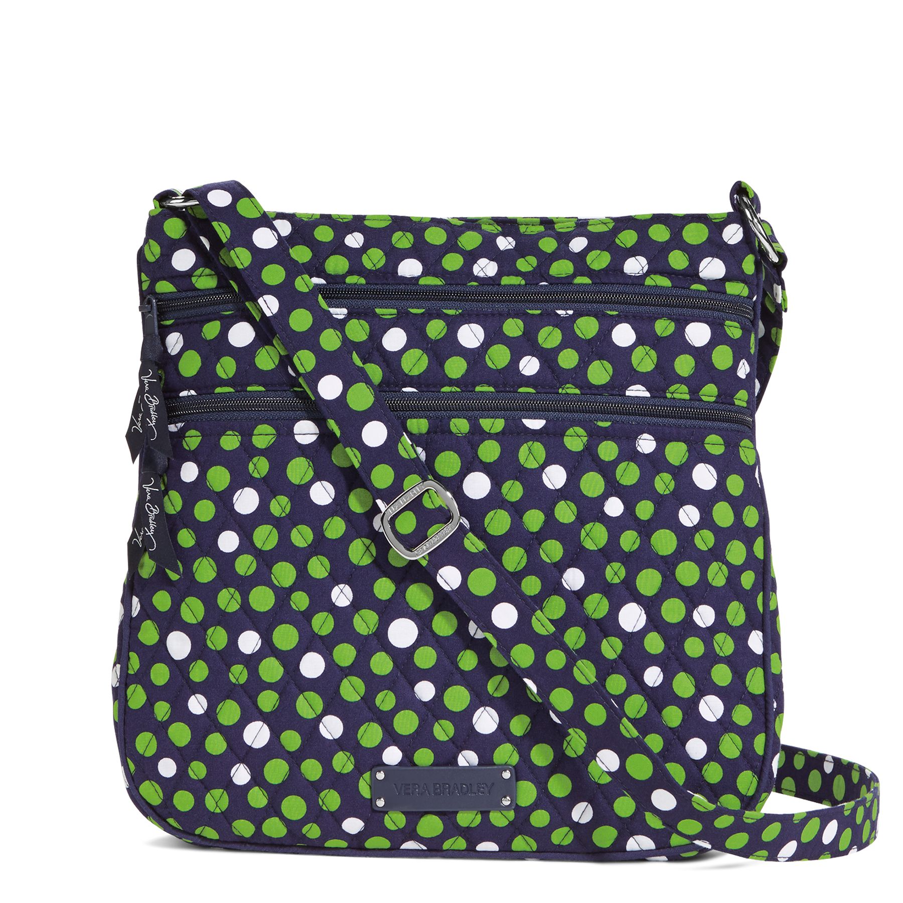 Vera Bradley Triple Zip Hipster Crossbody Bag | eBay