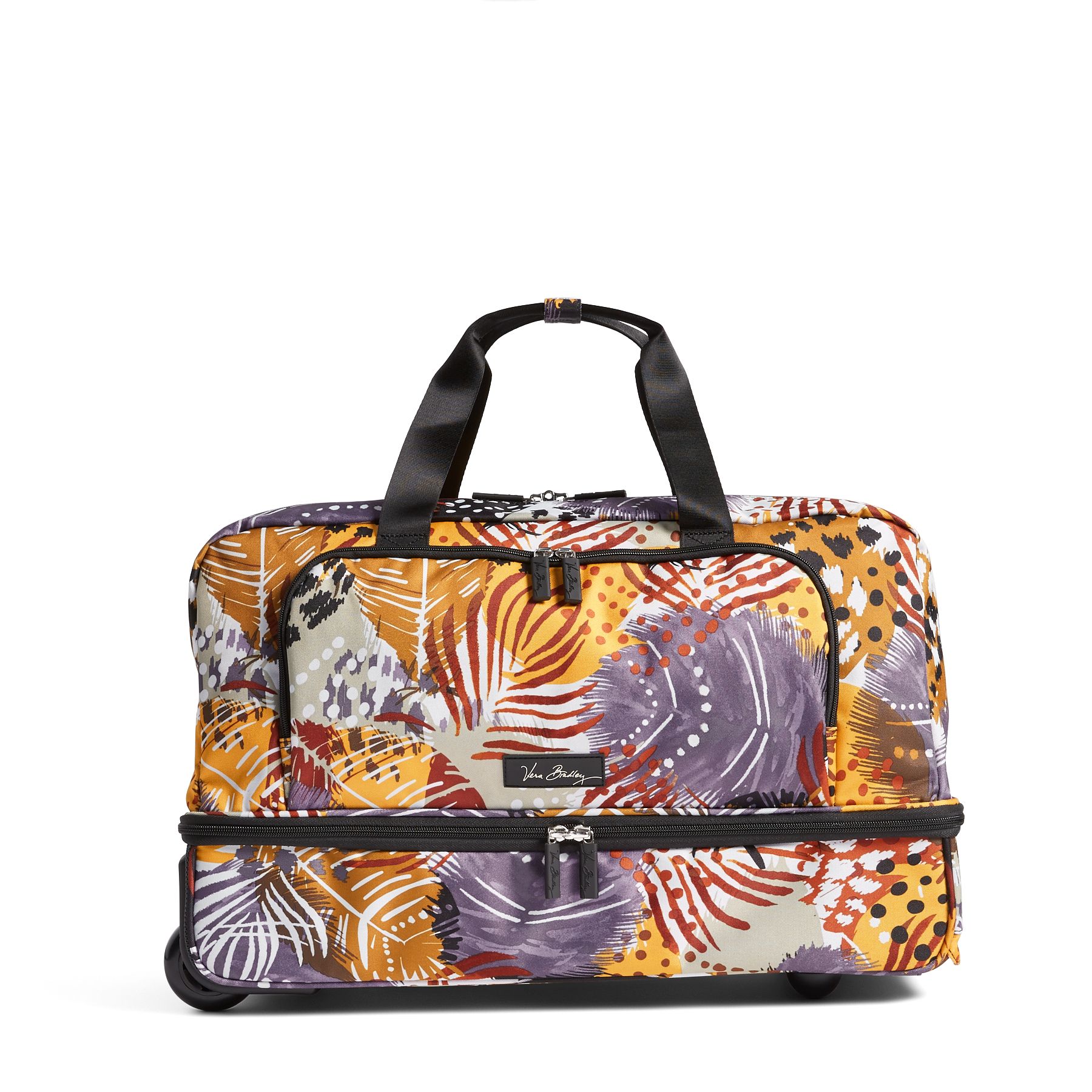 UPC 886003380765 product image for Vera Bradley Lighten Up Wheeled Carry On in Painted Feathers | upcitemdb.com