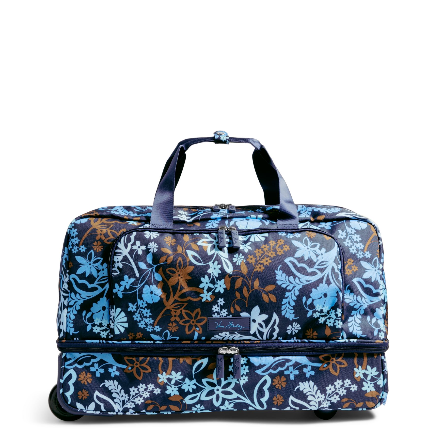 UPC 886003380772 product image for Vera Bradley Lighten Up Wheeled Carry On in Java Floral | upcitemdb.com