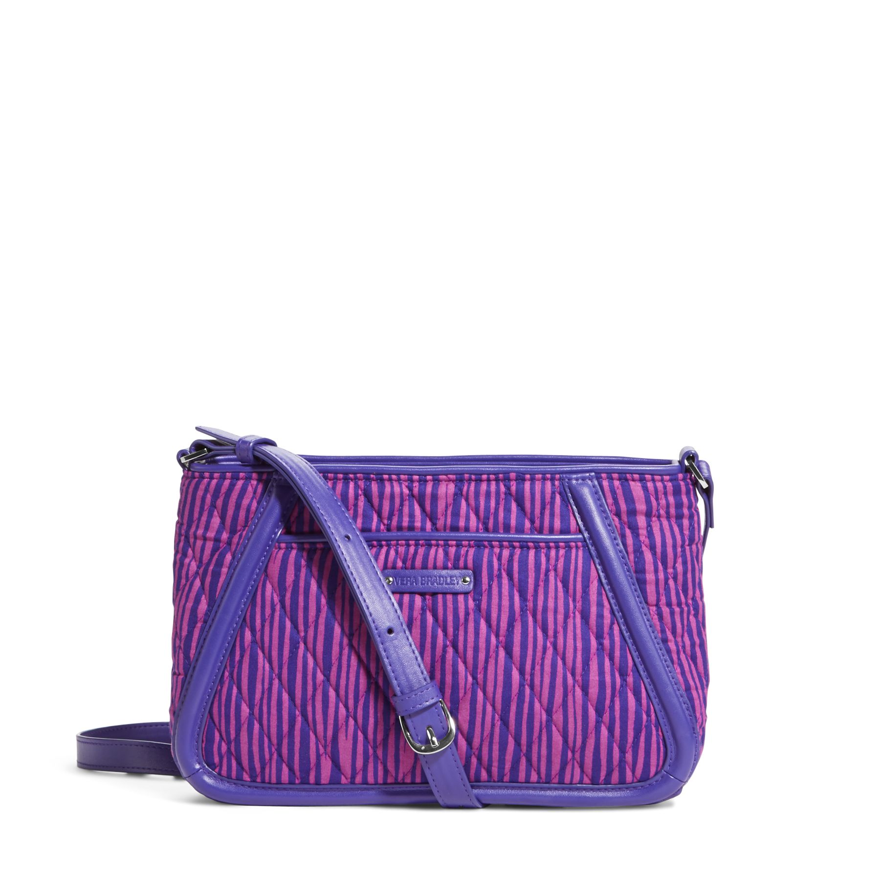 vera bradley trimmed trapeze crossbody