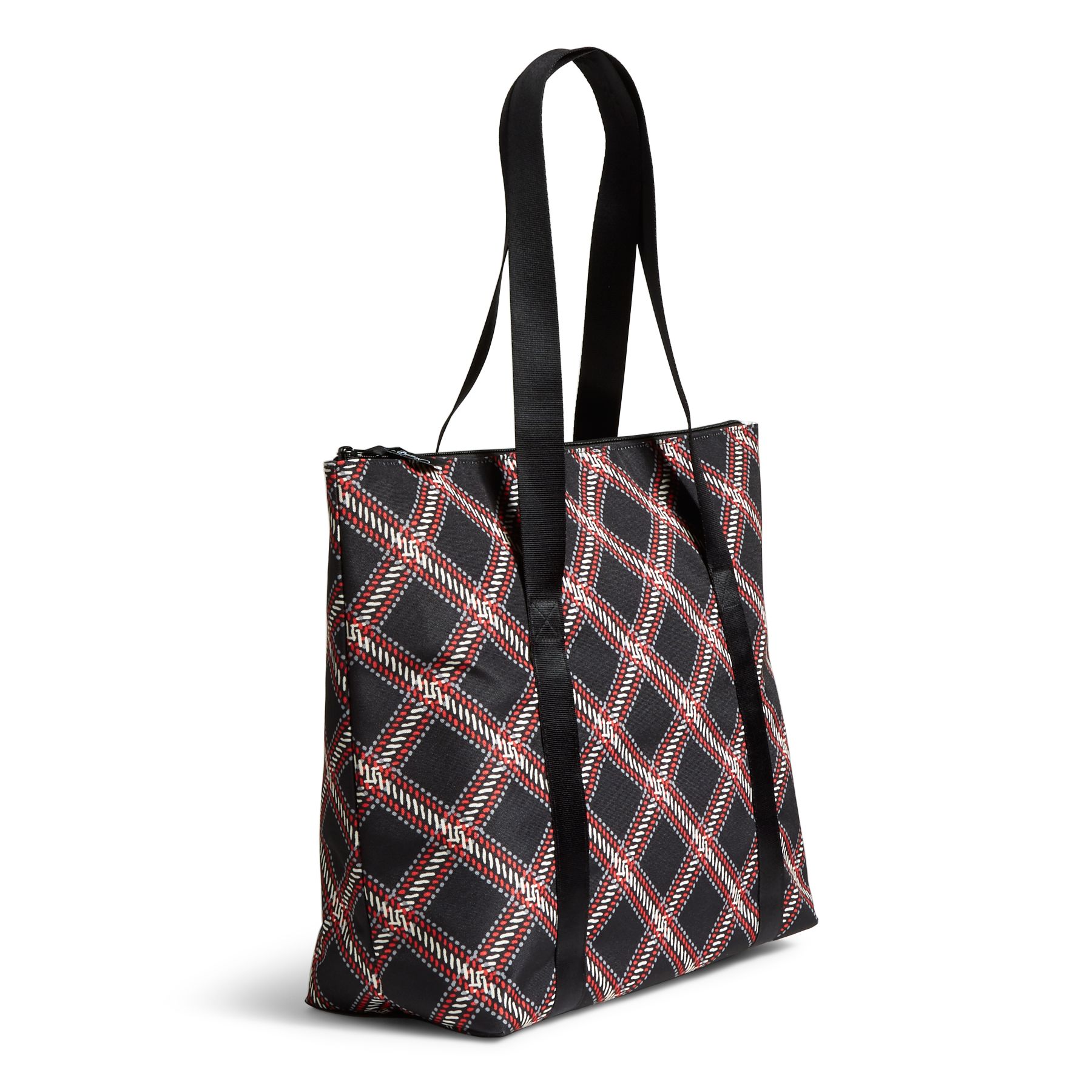 vera bradley plaid tote