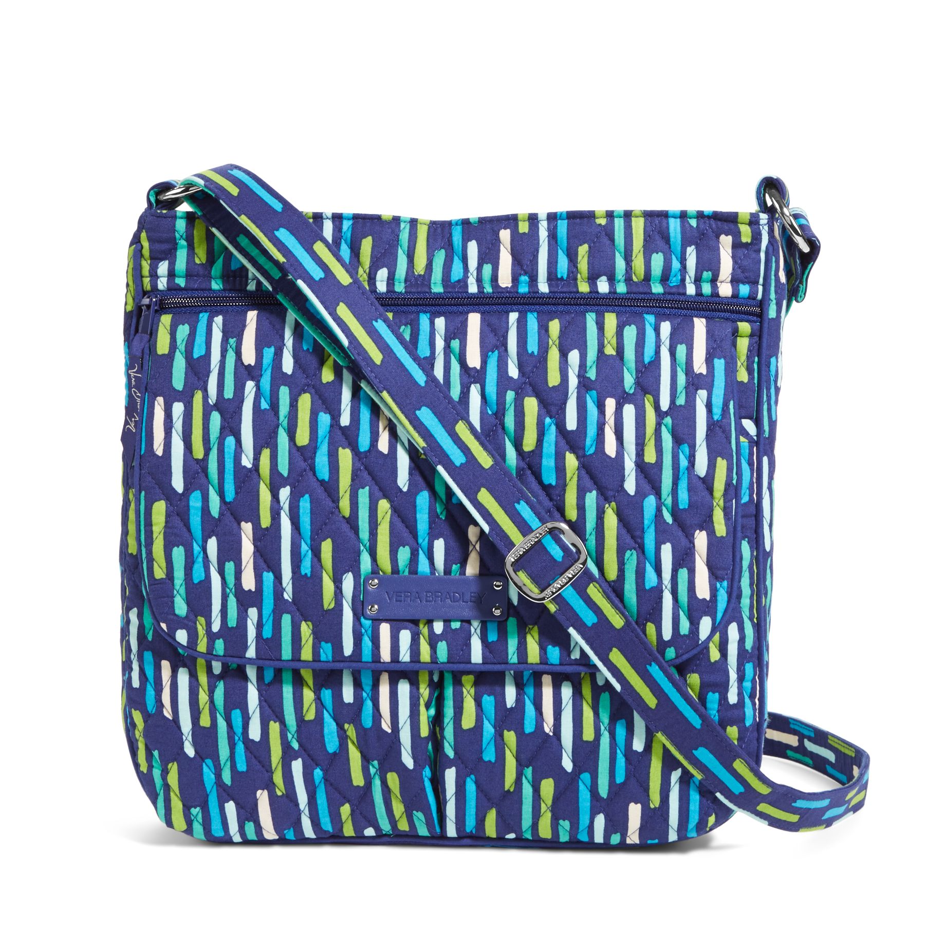 Vera Bradley Double Zip Mailbag Crossbody Bag eBay