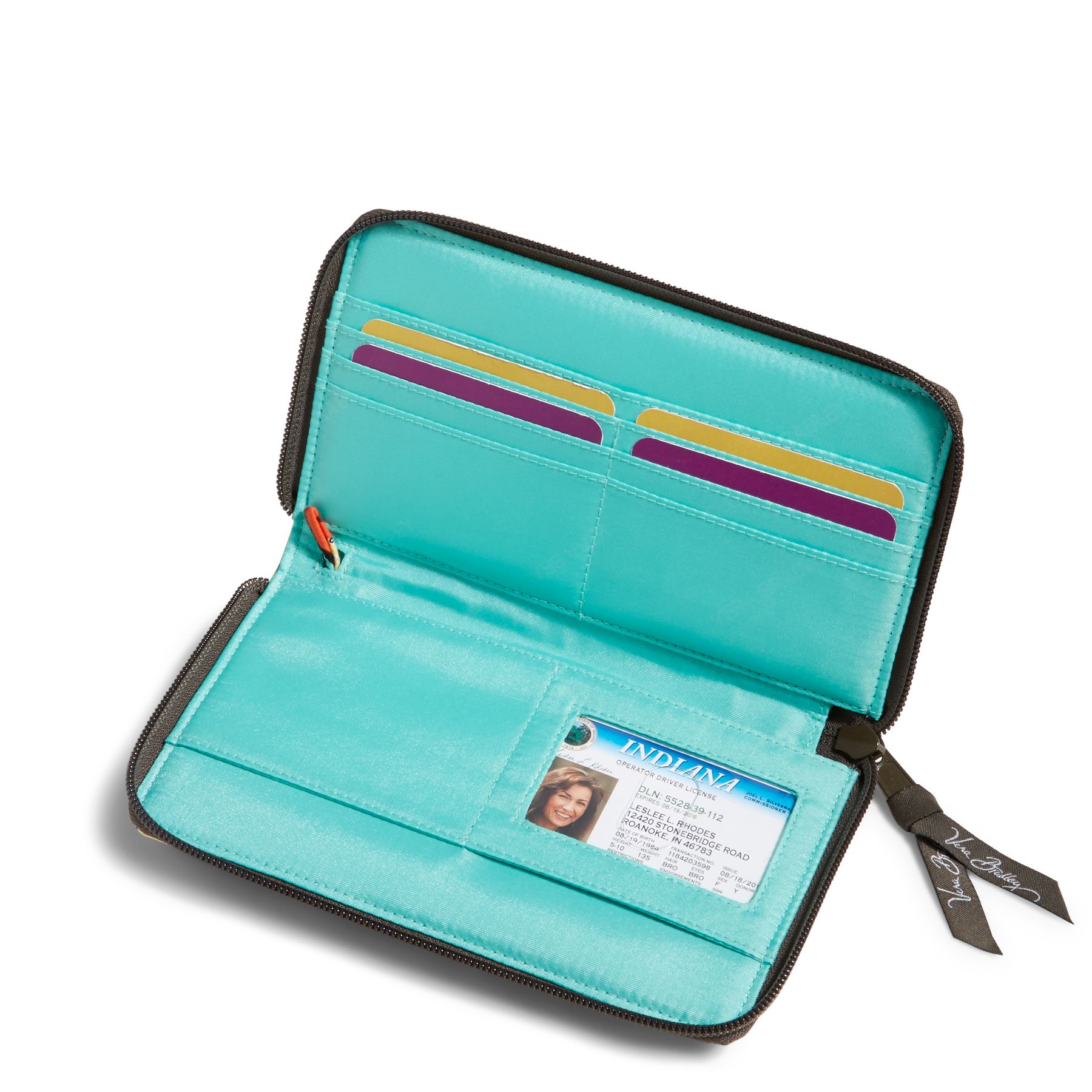 Vera Bradley Factory Exclusive ZipAround Wallet eBay