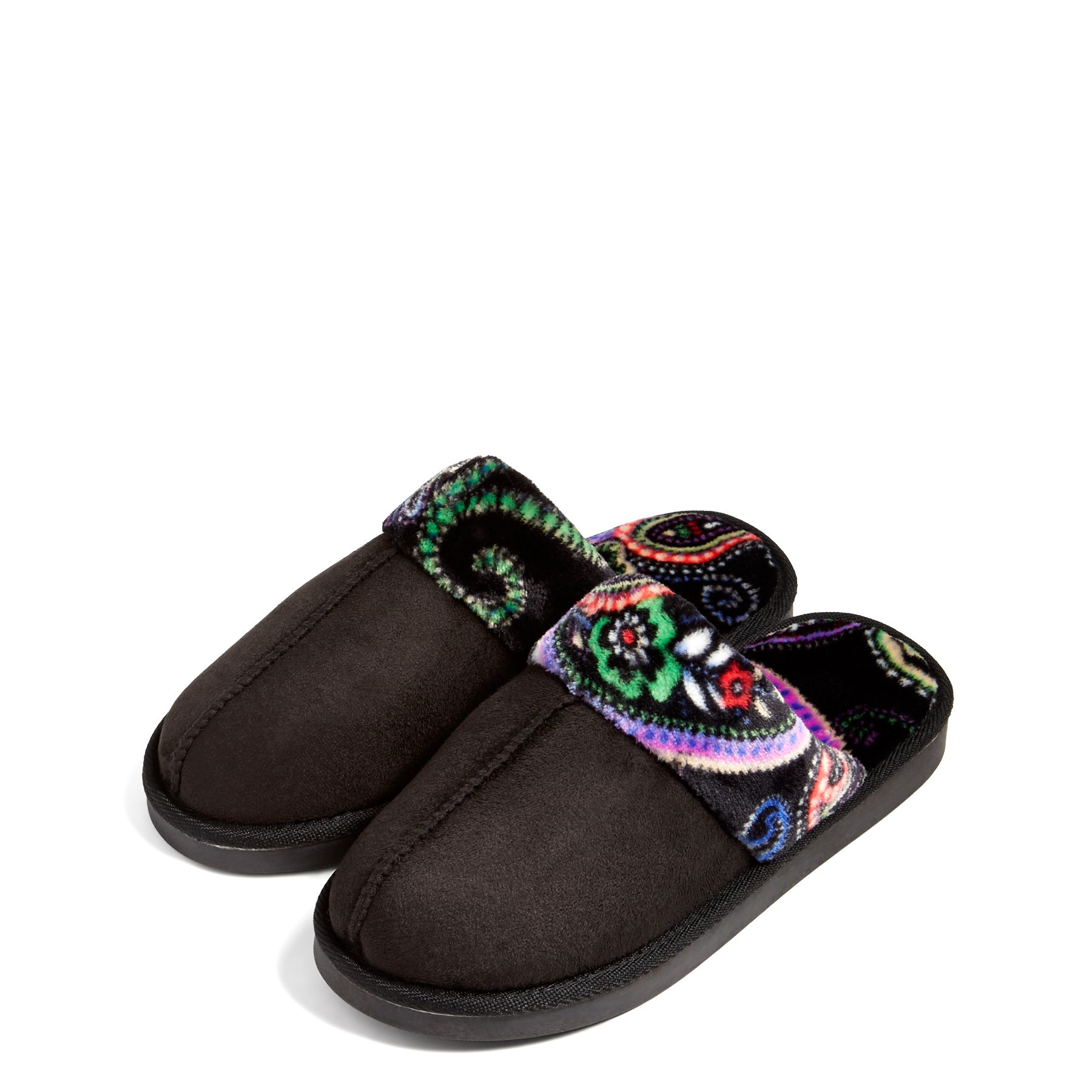Vera Bradley Cozy Slippers in Kiev Paisley