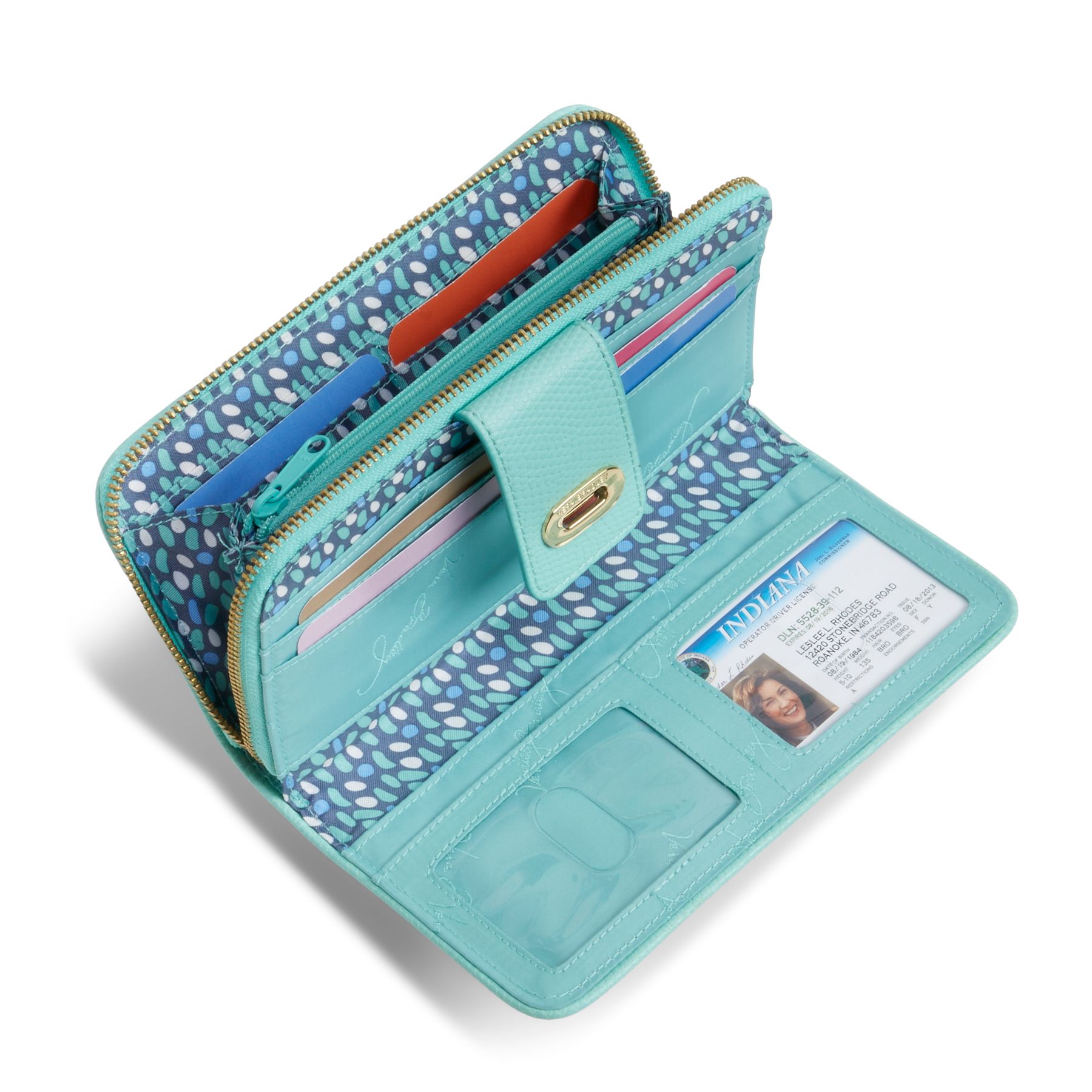 Vera Bradley Preppy Poly Wallet eBay