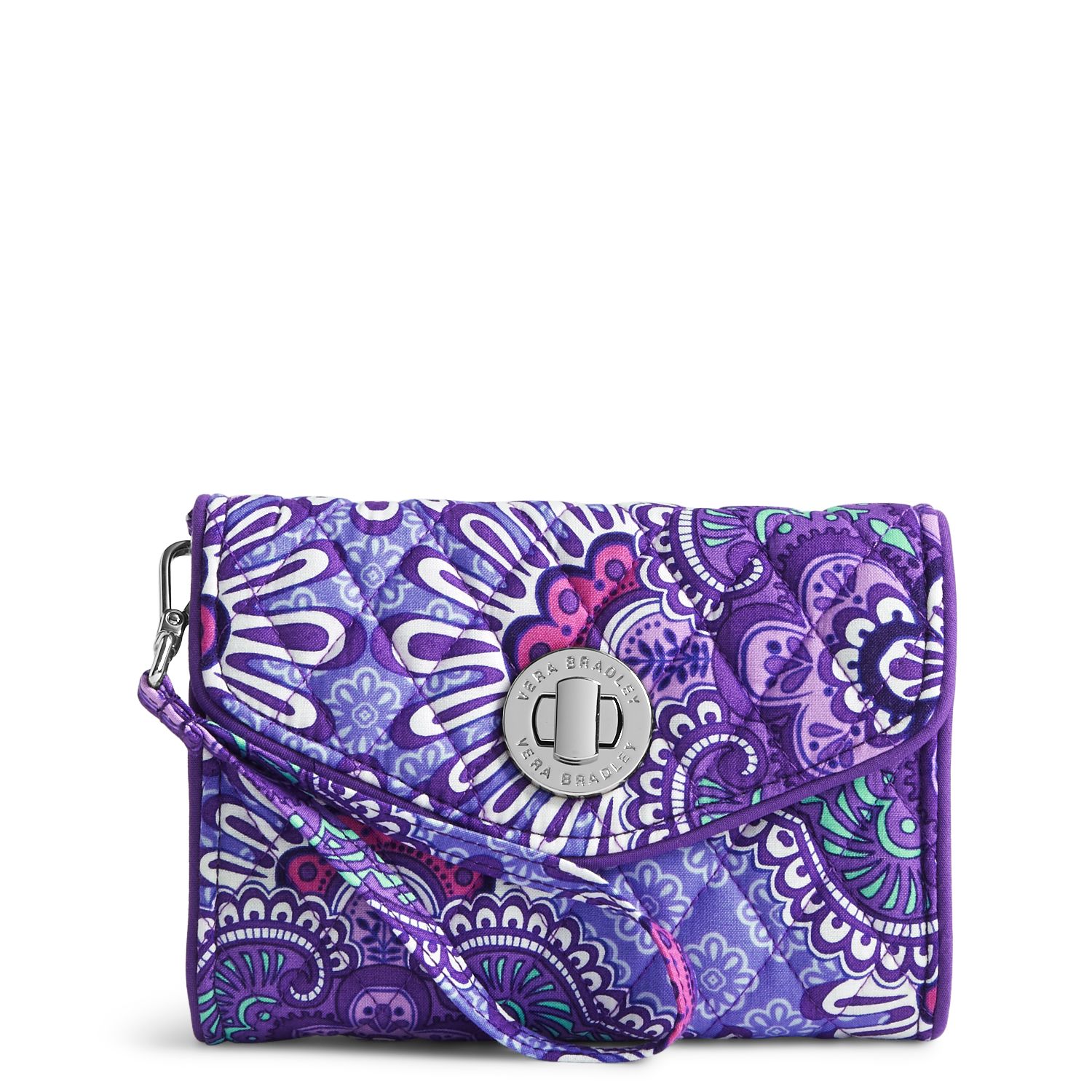 UPC 886003383438 product image for Vera Bradley Your Turn Smartphone Wristlet in Lilac Tapestry | upcitemdb.com