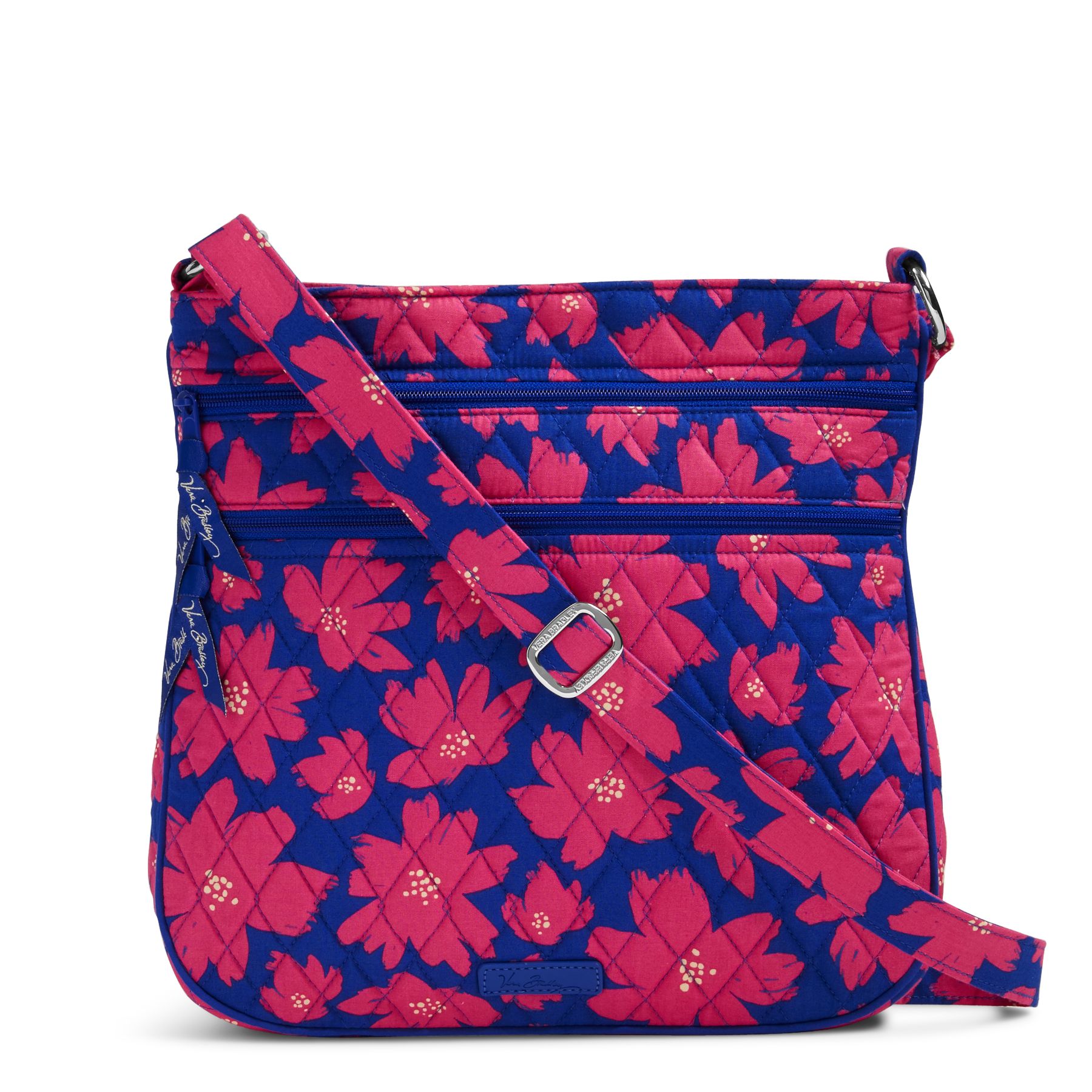 Vera Bradley Triple Zip Hipster Crossbody Bag