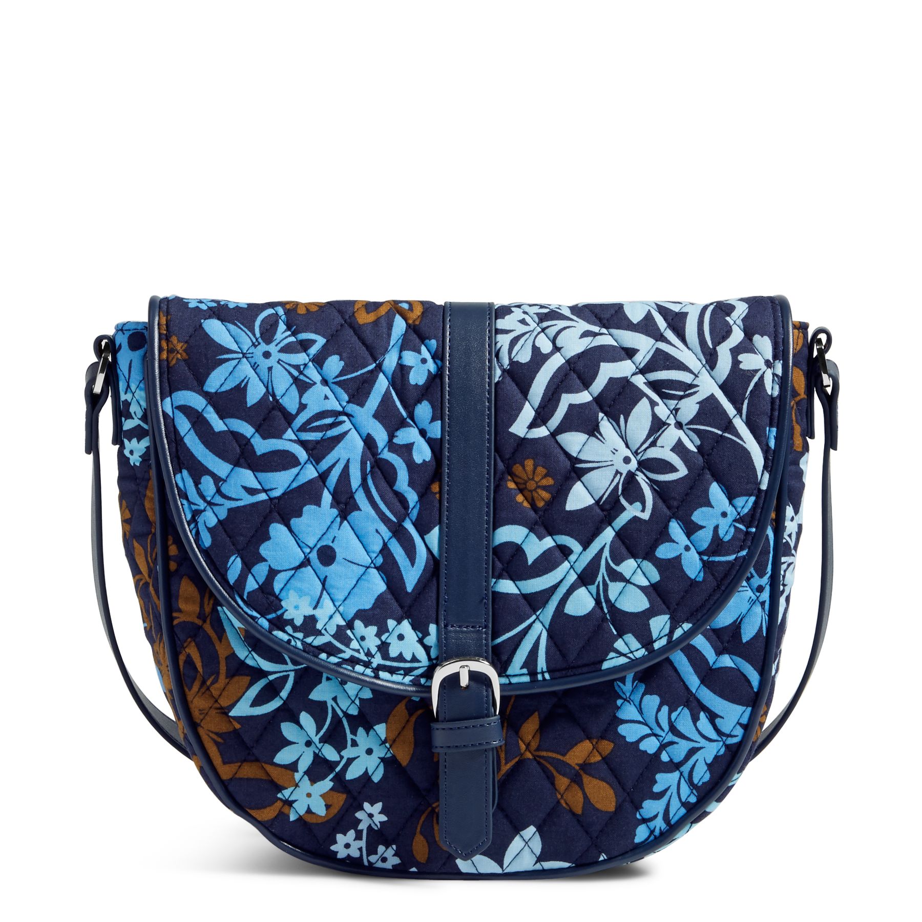 Vera Bradley Slim Saddle Crossbody Bag