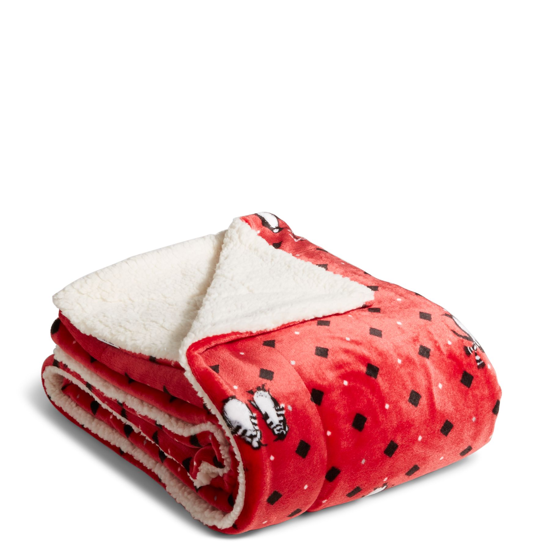 UPC 886003494707 product image for Vera Bradley Cozy Life Throw Blanket in Playful Penguins Red | upcitemdb.com