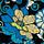 Mod Floral Blue