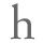 Letter H