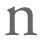 Letter N