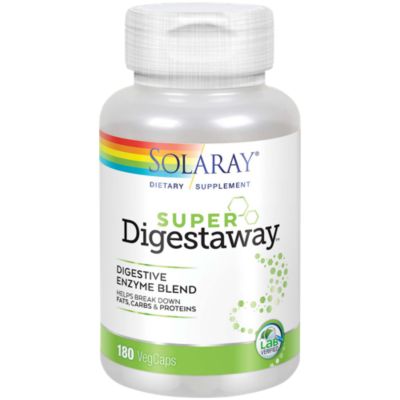Super Digestaway with Essential Enzymes for Digestion (180 Capsules) 