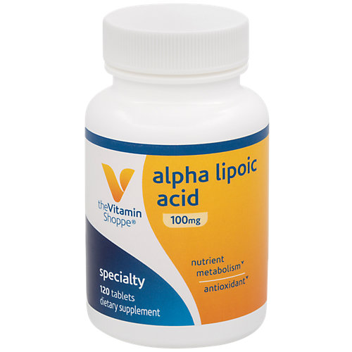 Alpha Lipoic Acid 100mg, Natural Antioxidant Formula to Support Glucose Metabolism Promotes Healthy Blood Sugar, ALA Fights Free Radicals, Gluten Dairy Free (12 