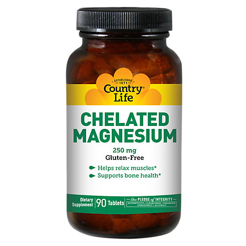 Chelated Magnesium Supports Bone Health 250 MG (90 Tablets) 