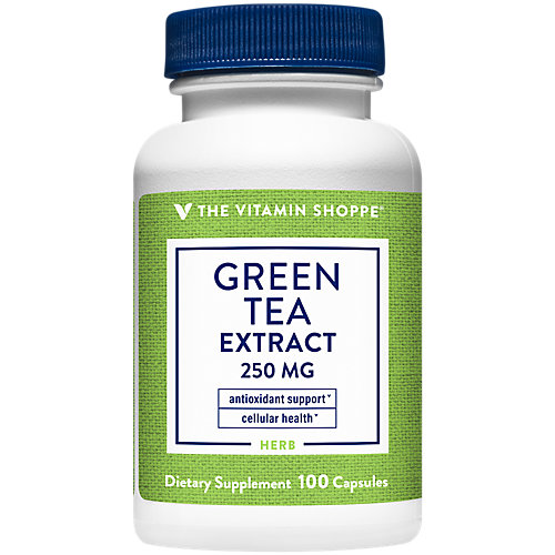 The Vitamin Shoppe Green Tea Extract 250MG (30 EGCG), Antioxidant Supplement that Supports Cellular Cardiovascular Health Weight Management, Fights Free Radical 