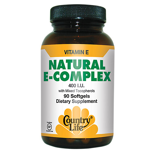 Natural Vitamin E Complex with Mixed Tocopherols 400 IU (90 Softgels) 