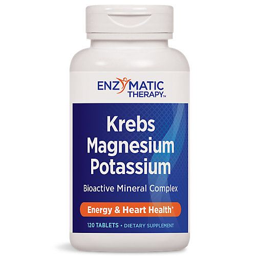Krebs Magnesium Potassium Bioactive Mineral Complex (120 Tablets) 