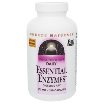 Daily Essential Enzymes Digestive Aid 500 MG (240 Capsules) 