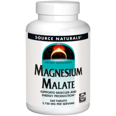 Magnesium Malate Yielding 833 MG Malic Acid 1,250 MG (360 Tablets) 