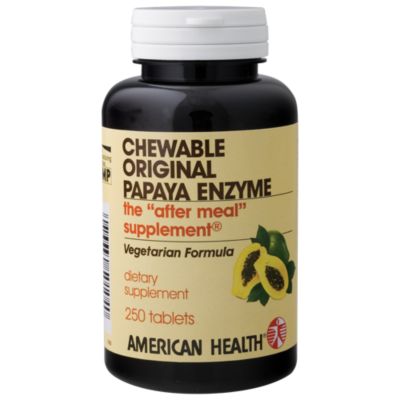 Chewable Papaya Enzyme The After Meal Supplement (250 Chewable Tablets) 