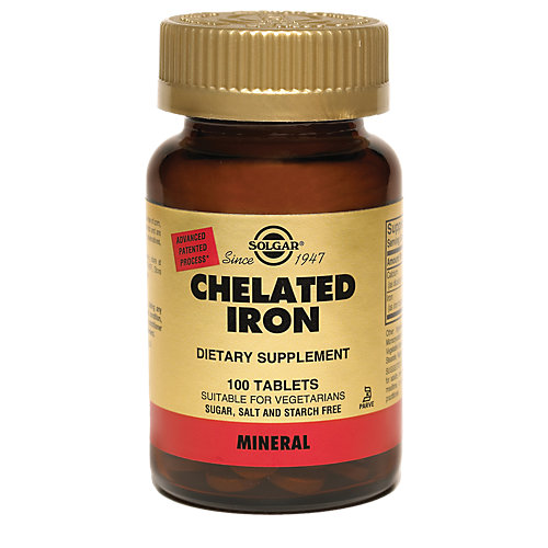 Chelated Iron (100 Tablets) 