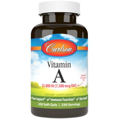 Vitamin A 25,000 IU (250 Softgels) 