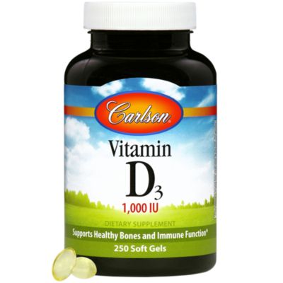 Vitamin D 1,000 IU (250 Softgels) 
