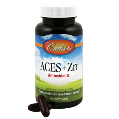 ACES + Zn Antioxidants Vitamins A, C, E Plus Selenium Zinc (60 Softgels) 