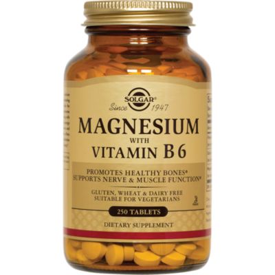 Magnesium with Vitamin B6 (250 Tablets) 