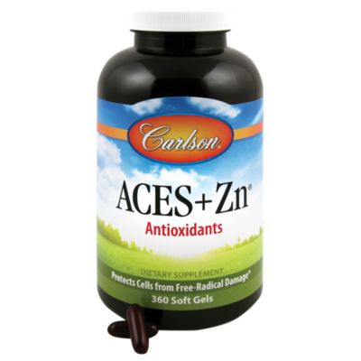 ACES + Zn Antioxidants Vitamins A, C, E Plus Selenium Zinc (360 Softgels) 