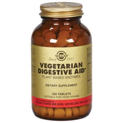 Vegetarian Digestive Aid Plant Based Enzymes (250 Tablets) 