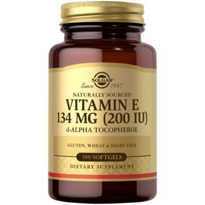 Natural Vitamin E 200 IU (100 Softgels) 
