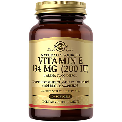 Natural Vitamin E 200 IU (100 Softgels) 