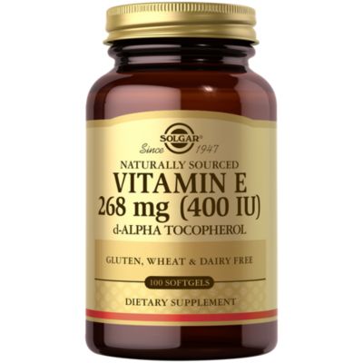 Natural Vitamin E 400 IU (100 Softgels) 