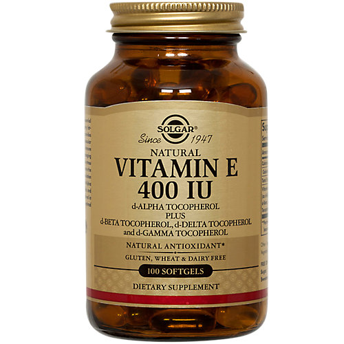 Natural Vitamin E 400 IU (100 Softgels) 