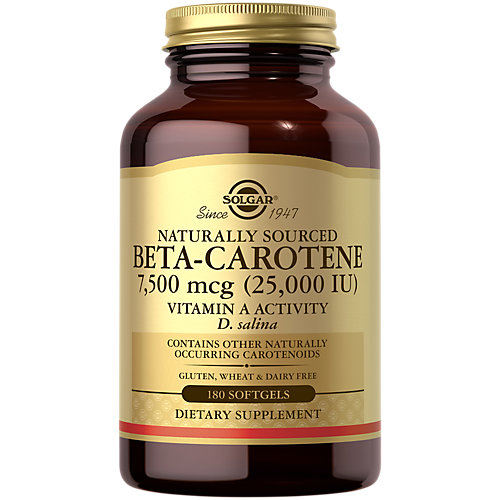 100 Natural Oceanic BetaCarotene Vitamin A Activity 25,000 IU (180 Softgels) 