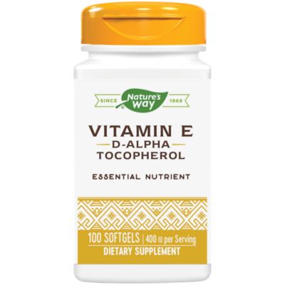 Vitamin E 400 Natural DAlpha (100 Softgels) 