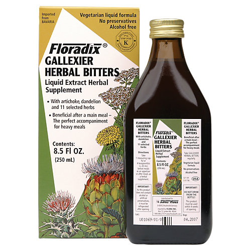 Floradix Gallexier Herbal Bitters Liquid Extract (8.5 Fluid Ounces) 