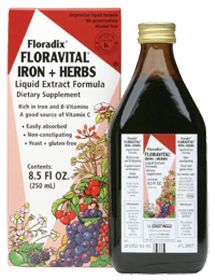 Floravital Iron + Herbs Liquid Extract (8.5 Fluid Ounces) 